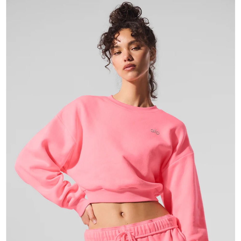 ALO Yoga - Cropped accolade crewneck - XS